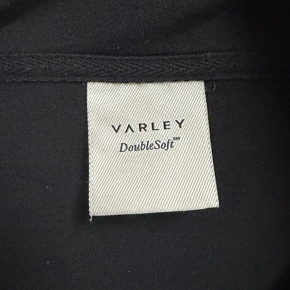 Varley Hawley DoubleSoft Half Zip Pullover Sweatshirt Black XL - Picture 7 of 11